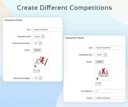 create-different-comepetitions