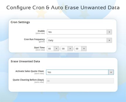 cron-and-auto-eraase-unwanted-data