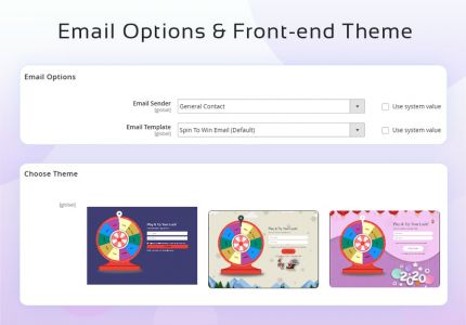 email-options-and-fron-end-theme