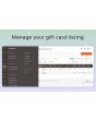 <h4><b>Listing of Gift Cards:</b></h4>This Magento2 extension generates the card on the listing page along with the voucher details like Voucher code, From the name, To name, email, order ID, Card balance, Type, Status and Action. Admin can perform mass d