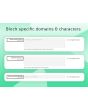 <h4>Restrict Spammer through Email Domain name:</h4> Using this extension, you can restrict spammer requests through the email domain name used in the request, just enter the list of email domains known to you as spam domains and you are done.