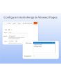 <H4>Adding Magento interlinks:</H4> These settings are shown to add new interlinking keywords to content. There have some configurations that use to link phrase keywords, internal target links. Also, enable allowed pages for the interlinking. 
