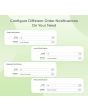 
<h4><b>Configure different order notification for Magento 2:</b></h4> 
Admin can use the default template or can customize template content for each store events. Additionally, admin can enable or disable the various event notifications.
