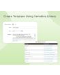 <h4><b>Create Templates</b></h4>

Create a WhatsApp alert template can be customized using variables library.