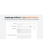Enable age verify for all or specific proucts