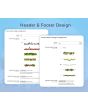 Apply header and footer section apart from the theme by choosing from different templates.