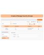 <b> Country-wise group creation:</b> The GeoIP extension provides an interface to create a group and assign a group title and code.
