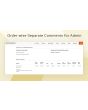 Admin able to view the product comments in the order detail section to fulfilling orders more conveniently for the customer by following it.