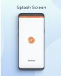 <h4><b>Spash Screen: </b></h4>Once downloaded, the user will get a splash screen displaying company’s logo and name, this will allow user to send push notification.